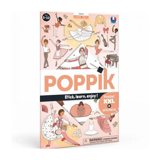 Poster com autocolantes - Dança