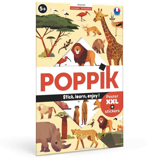 Poppik poster + autocolantes - Savana