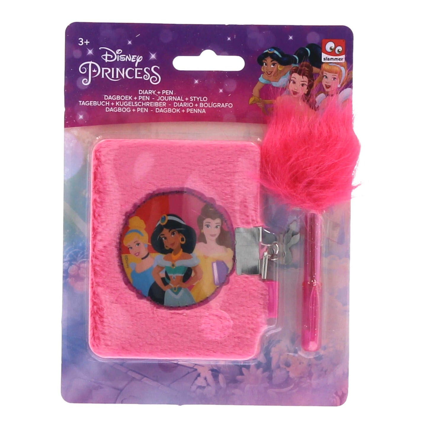 PRINCESAS-DIARIO+CANETA PELUCHE