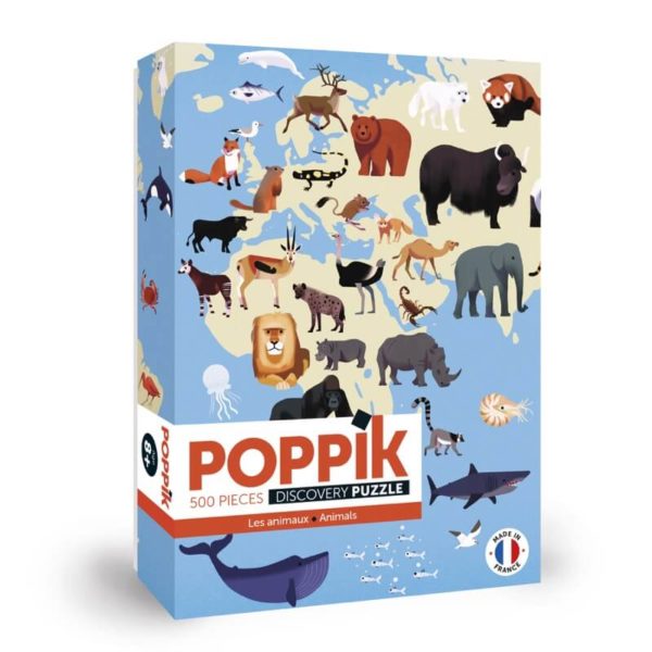 PUZZLE POPPIK 500PZS - ANIMALES