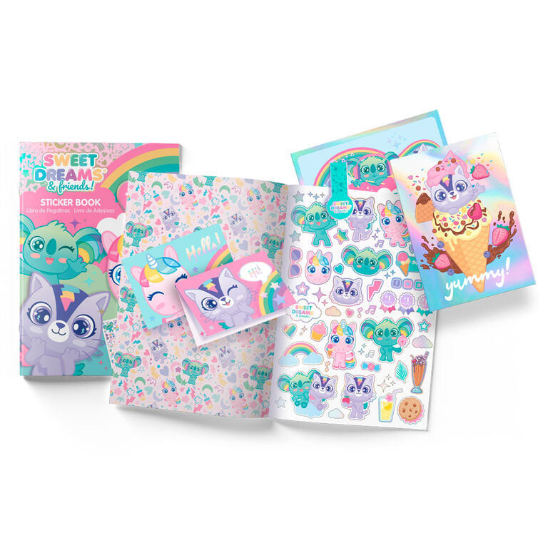 Livro A5 c/autocolantes - Sweet Dreams