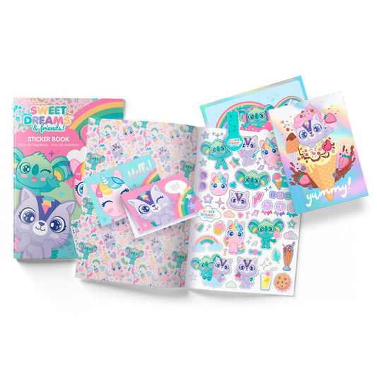 Livro A5 c/autocolantes - Sweet Dreams