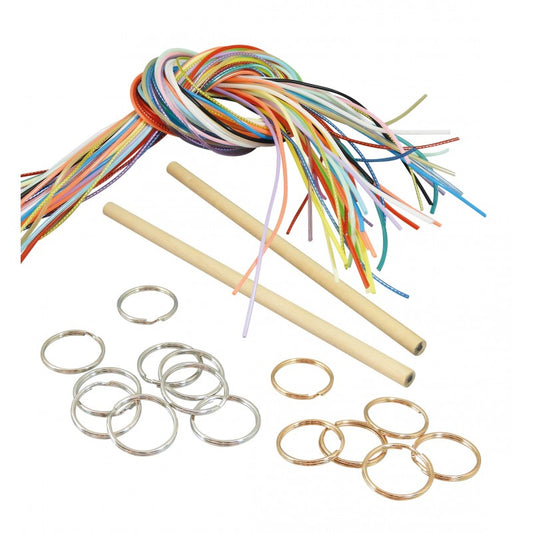Kit Scoubidous - porta-chaves/pulseiras
