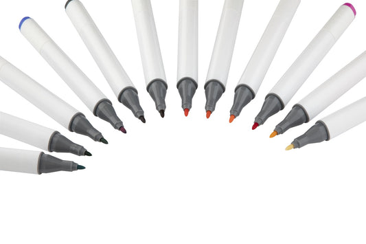 Marcadores Profissionais Ponta Dupla 24Pcs