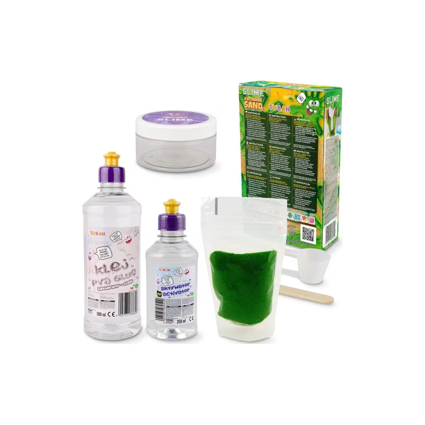 Kit DIY XL - Slime e Areia Cinética