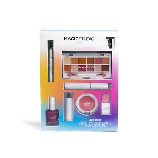 Set All-in-one de maquiagem colorida - Magic Studio