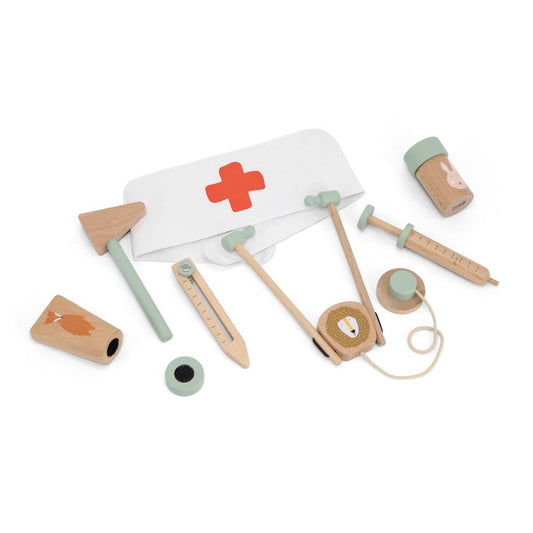 Set de médico em madeira - Animals