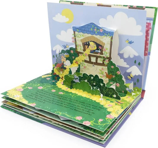 Livro Pop-Up de Contos de Fadas  - Rapunzel