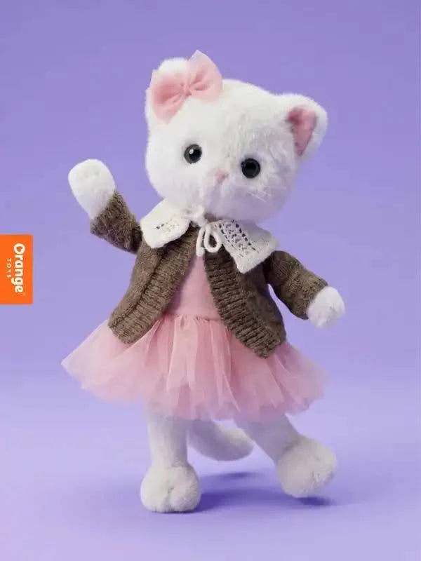 Peluche lucky kitty Sophie: Bailarina com casaco