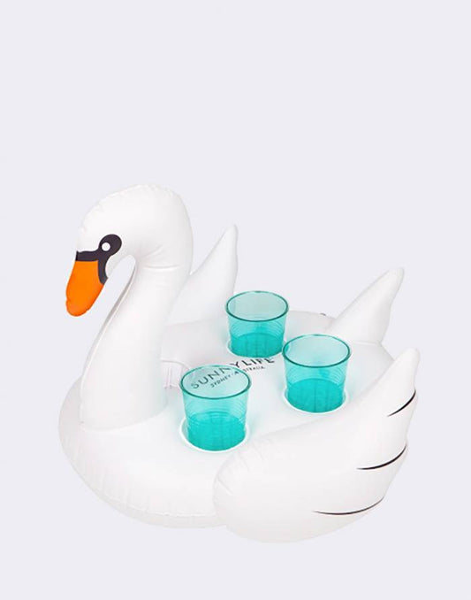 Porta-bebidas inflável - Swan