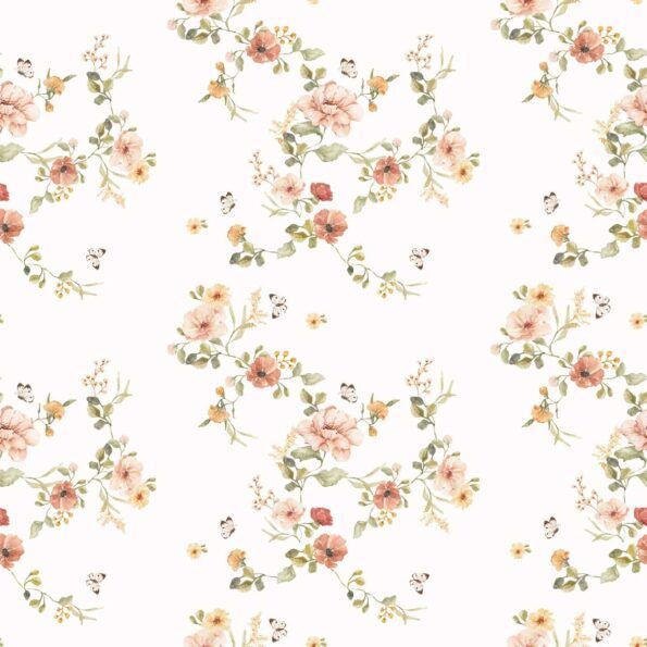 Papel de parede - Florais Vintage – Little Cloud
