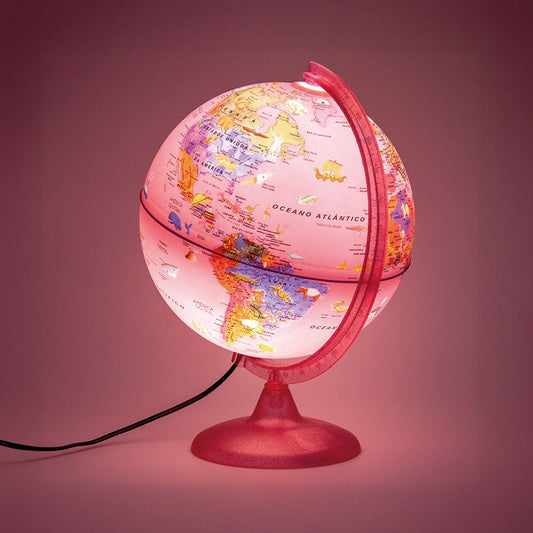 Globo Tecnodidattica Pink Zoo 25cm