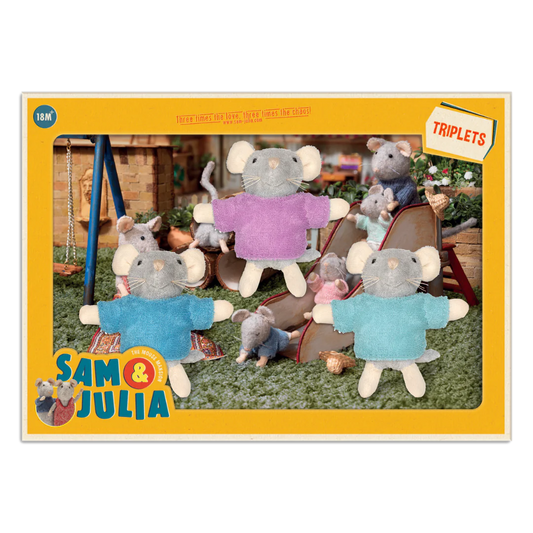 Os trigêmeos de peluche - Sam & Julia