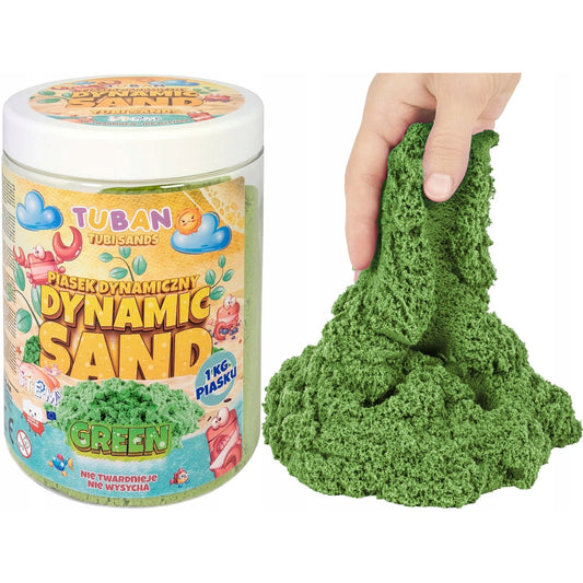 Areia Cinética 1Kg - Verde