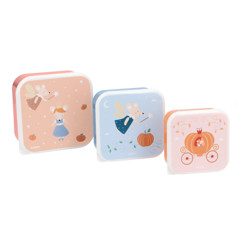 Conjunto de 3 Lancheiras - Mouse Fairies