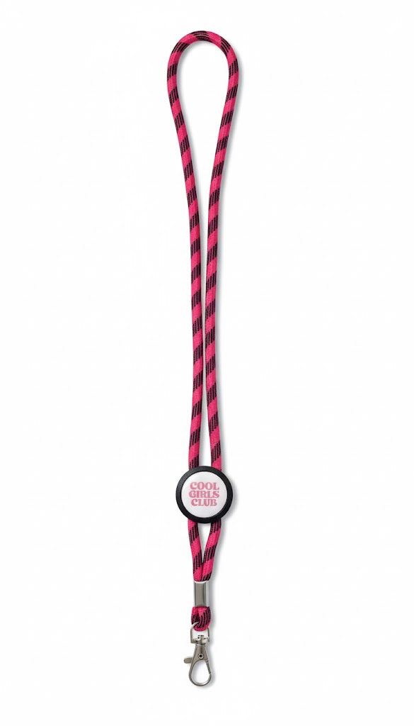Fita/lanyard porta chaves ou cartões - Cool Girls Clubs