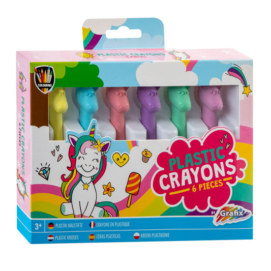 Lápis de cera - Unicornio
