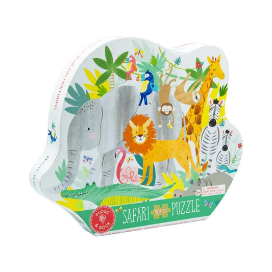 Puzzle 40 Peças - elefante selva