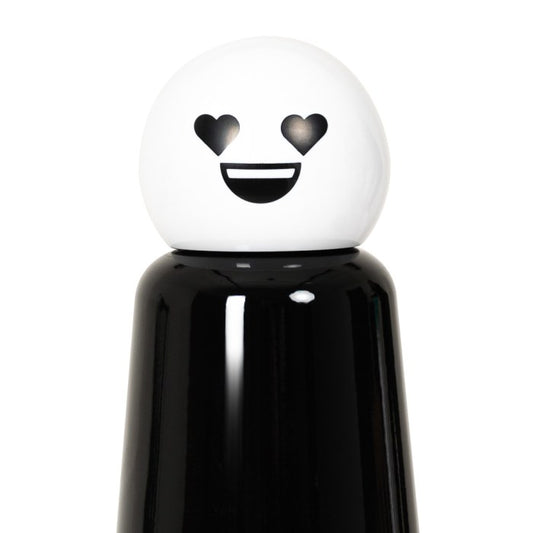 Tampa para garrafa térmica - coração branco