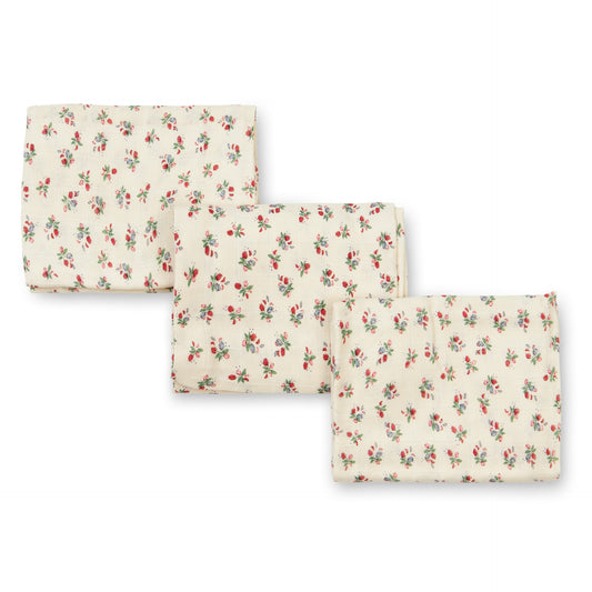 Muslin cloth gots - Fleur Tricolore