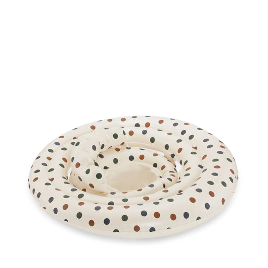 Anel bóia de piscina para bébé - solid dots