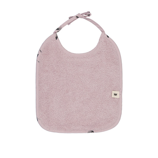 Babero forrado - ganso rosa lila