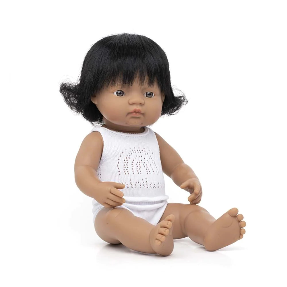 Boneca bebé latinoamericana 38 cm