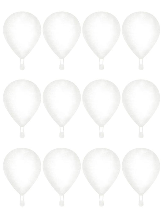 Wallstickers Balões de ar cinza - coleção grafite