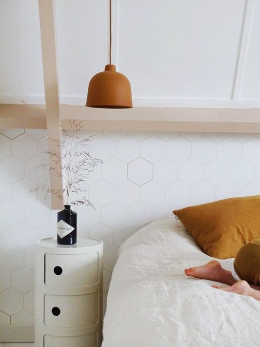 Papel de Parede - Favo de Mel Bronze