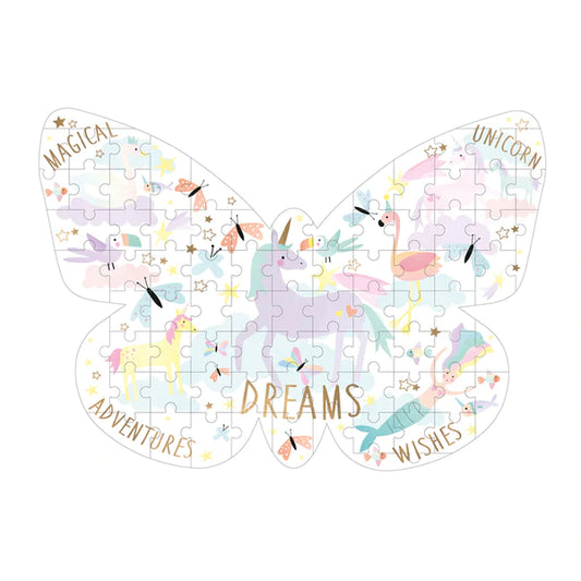 Puzzle 80 Peças - Unicornio Fantasia