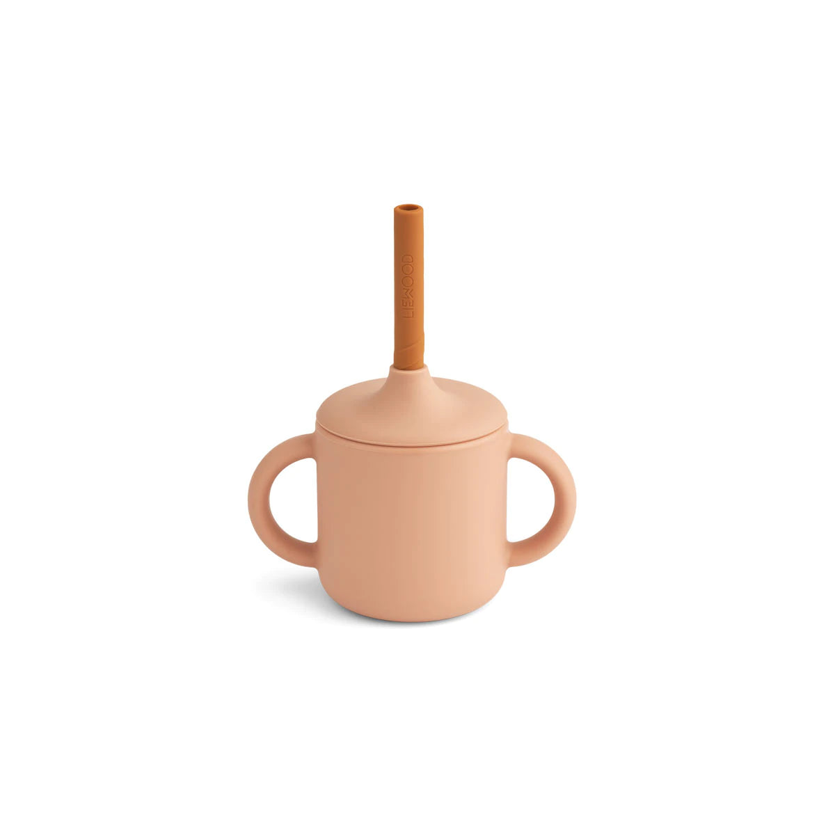 Cameron Sippy Cup - taza mostaza/rosa