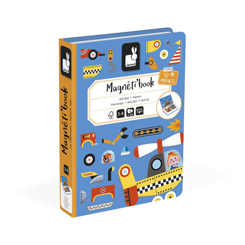 Livro Magnético 50 Imanes - Carros Magnéticos