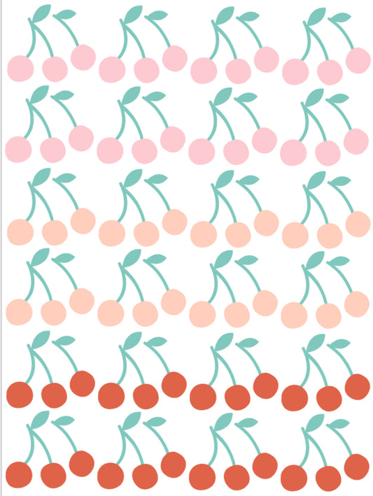 Wallstickers cerejas