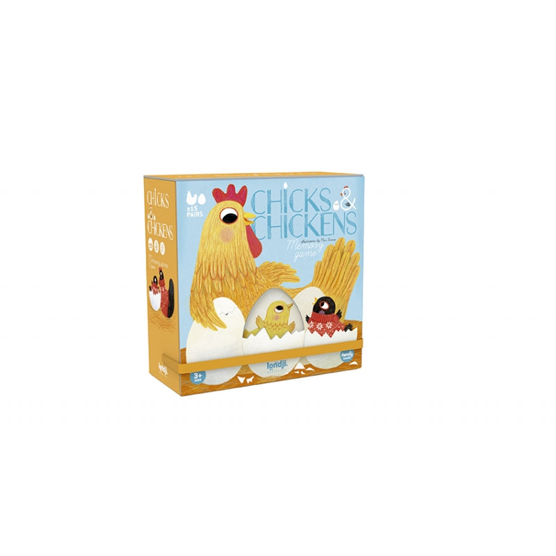 Jogo Memo - Galinhas e Pintinhos