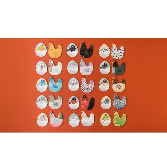 Jogo Memo - Galinhas e Pintinhos