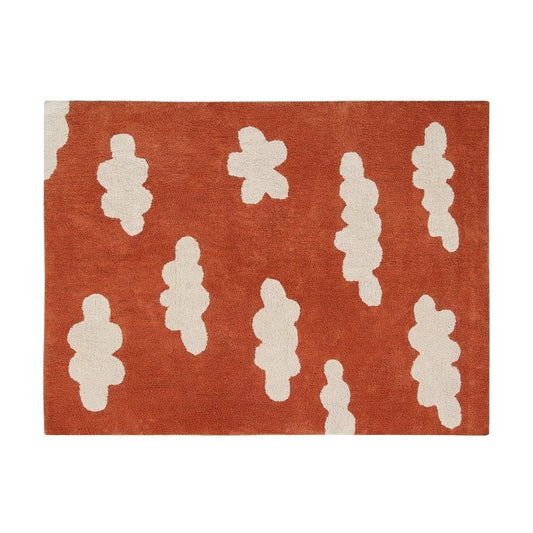Tapete de nuvens de terracota