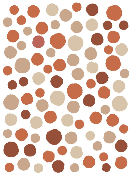 Wallstickers Cool dots - mistura de caramelo