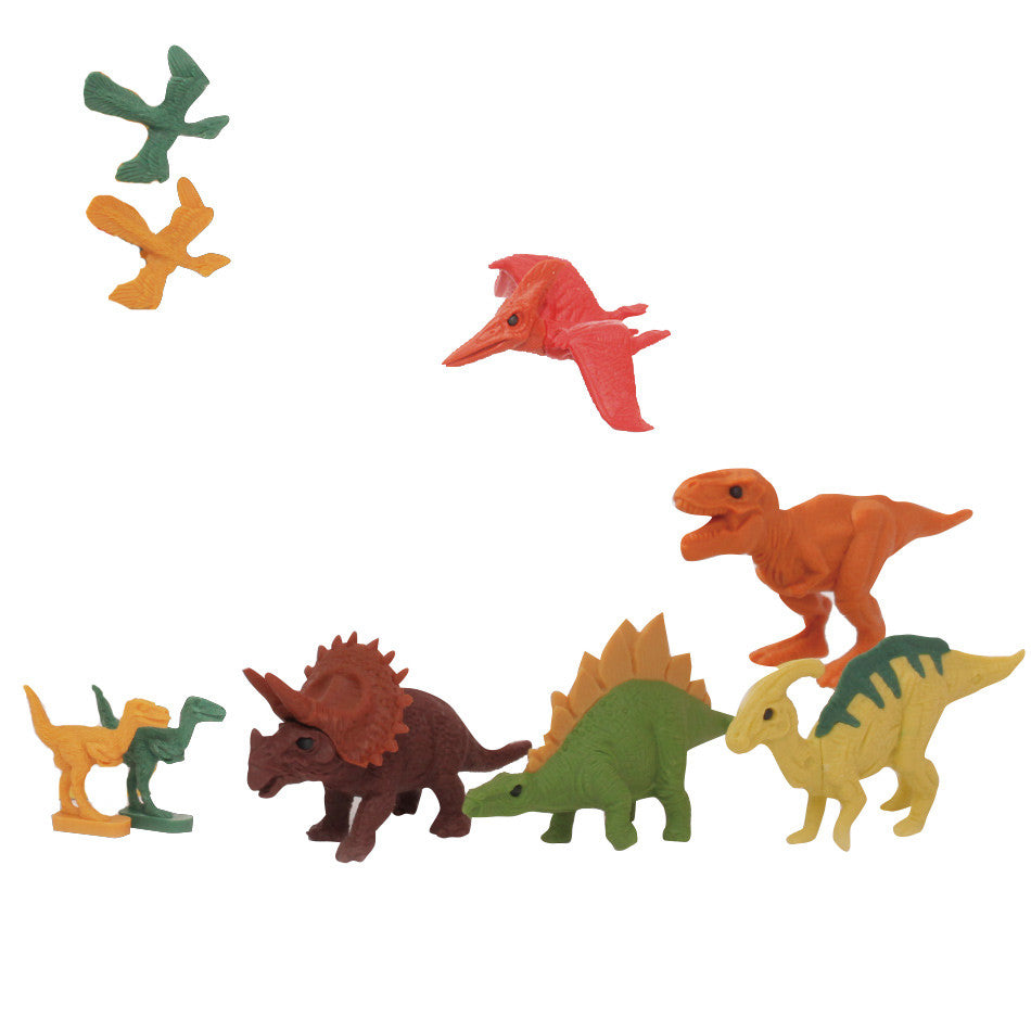 Pack de 9 Borrachas - Dinossauros