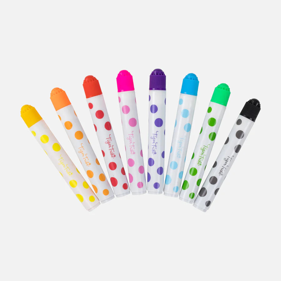 Conjunto de 8 canetas - dots paints