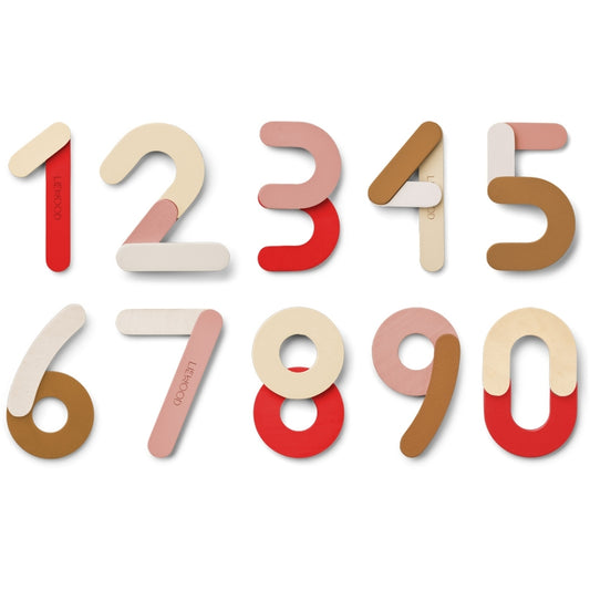 Numeros Magnéticos Jota - Mix Framboesa