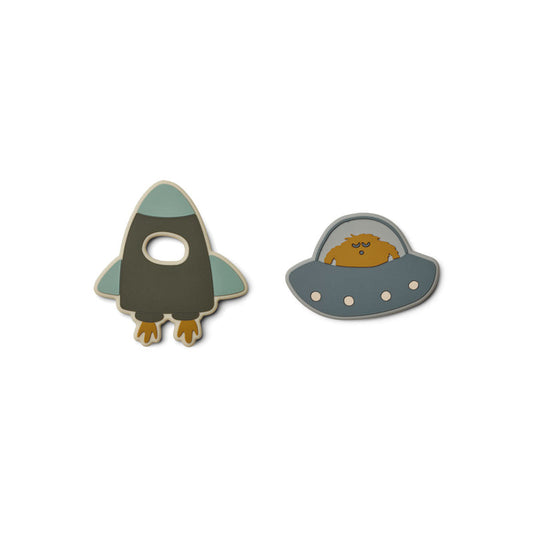 Mordedores de Bebé Gia - Espaço/Mix Azul