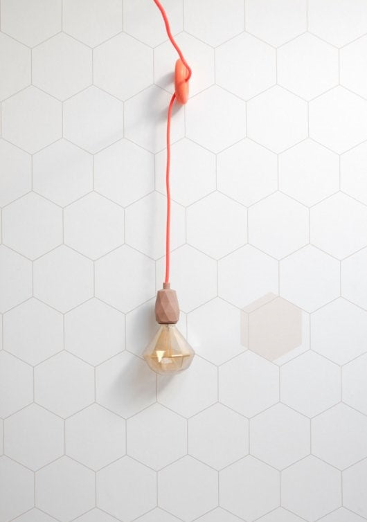 Papel de Parede - Favo de Mel Rosa