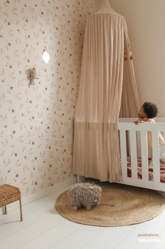 Papel de Parede - Flores Grandes Cor Terra