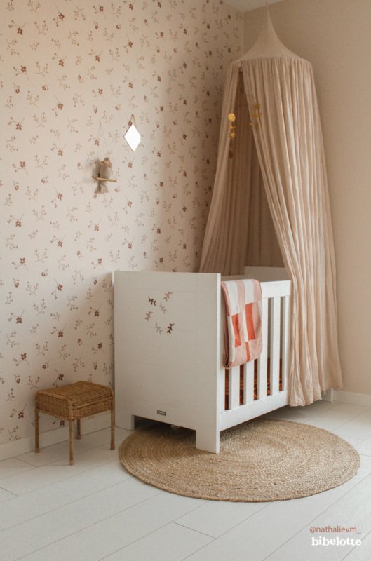 Papel de Parede - Flores Grandes Cor Terra