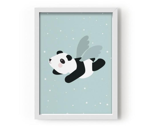 Poster A3 panda voador