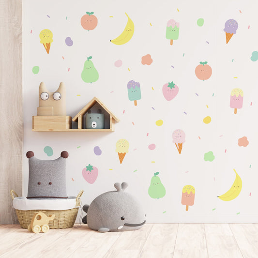 Wallstickers Frutas e gelados