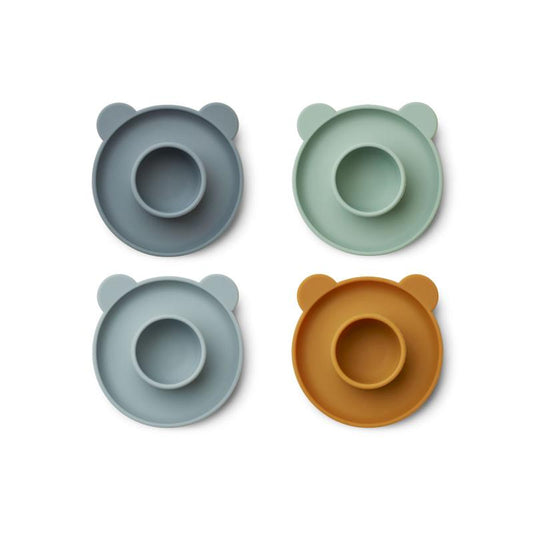 Taças de Ovo Janus 4 Pack - Urso Azul