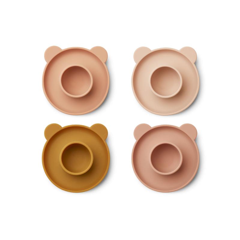 Pack de 4 hueveras Janus - Bear Mix Pink