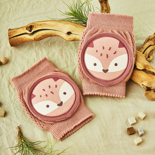 Joelheiras para bebé - raposa