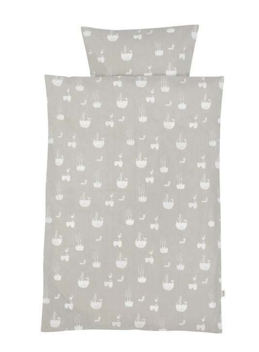 Juego de cama de rejilla - paisaje